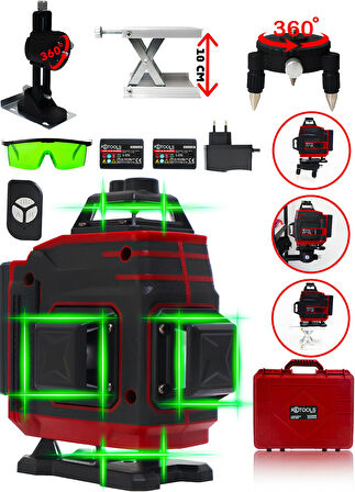 RETOOLS 5 V 0.8 AH.16 YÖNLÜ KIRMIZI LAZER