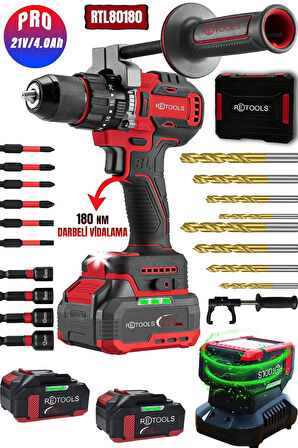 RETOOLS RTL80180 BORDO 180 NM VİDALAMA