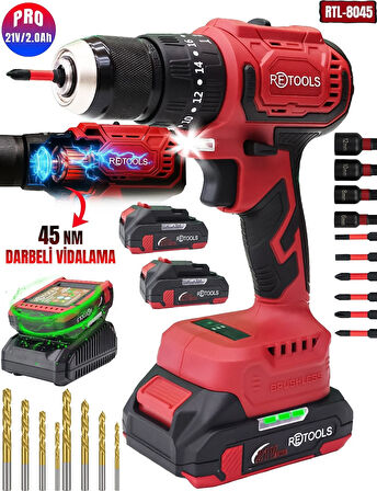 RETOOLS BORDO 45 NM VİDALAMA