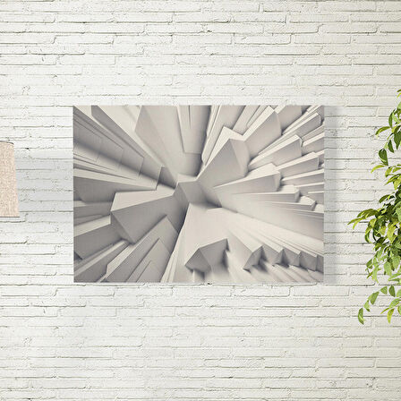 Gri Abstract Desen Arkaplan Posteri 70X100 CM