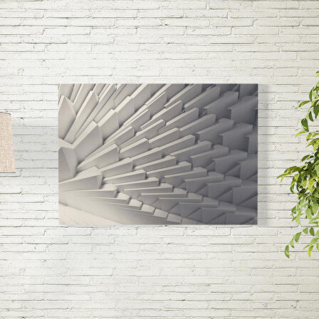 Gri Abstract Desen Arkaplan Posteri 35X50 CM