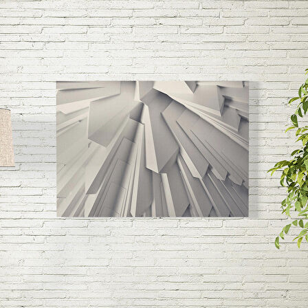Gri Abstract Desen Arkaplan Posteri 70X100 CM