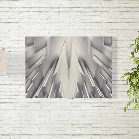 Gri Abstract Desen Arkaplan Posteri 50X70 CM