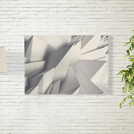 Gri Abstract Desen Arkaplan Posteri 50X70 CM
