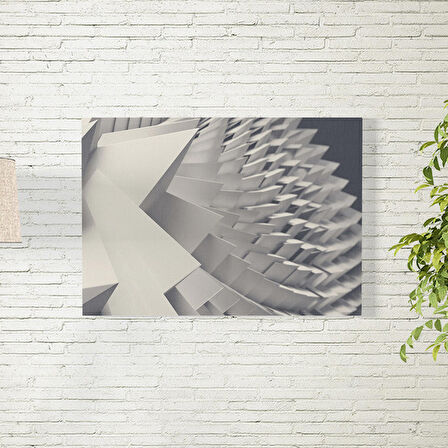Gri Abstract Desen Arkaplan Posteri 50X70 CM