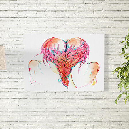 Çizim Saç Poster 70X100 CM