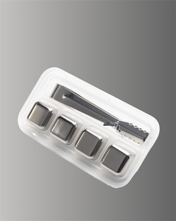 Hızlı Soğutma Özellikli Paslanmaz Metal Buz Küpü Takımı