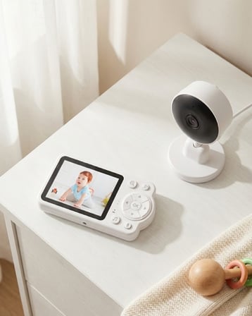 Gece Görüşlü Kablosuz Bebek Monitörü Ağlama ve Hareket Algılama
