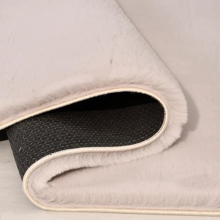 Nistanbul Nis-025 Desen 6 Vizon Peluş Halısı - Kaymaz Taban