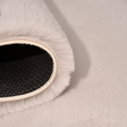 Nistanbul Nis-025 Desen 6 Vizon Peluş Halısı - Kaymaz Taban