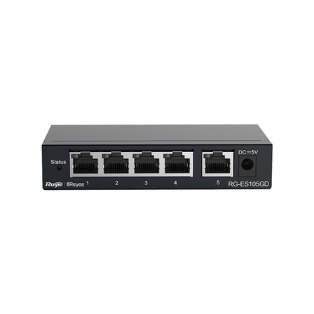RUIJIE REYEE RG-ES105GD 5 Port GigaBit Switch  Metal Kasa