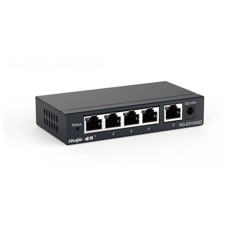 RUIJIE REYEE RG-ES105GD 5 Port GigaBit Switch  Metal Kasa