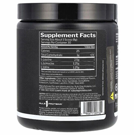Rule One Bcaa 240 Gram - ABD MENŞEİ