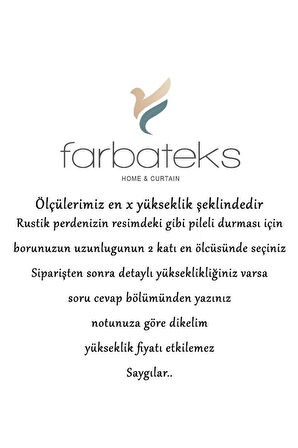 Krem Linen Keten Rustik Tül Perde Kuşgözü Perde Rustik Tül Perde