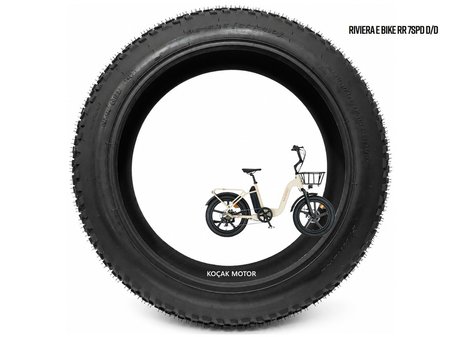 Anlas Mosso Riviera E Bike Elektrikli Bisiklet Lastiği 98-406 ( 20*4.0 )