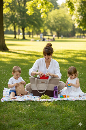 El İşçiliği Zigzag Tekniği ile Dikilen Şık Tasarım Çanta