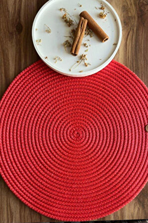 El Yapımı Zigzag Dikiş Yuvarlak Supla 6'lı Set