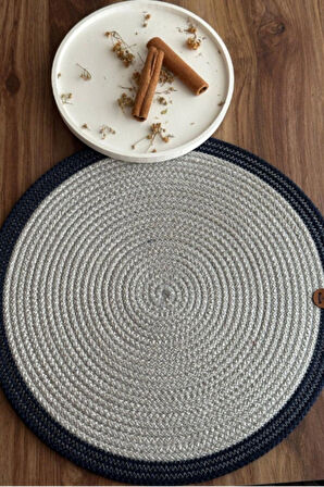 El Yapımı Zigzag Dikiş Yuvarlak Supla 6'lı Set