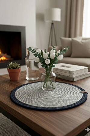 El Yapımı Zigzag Dikiş Yuvarlak Supla 6'lı Set