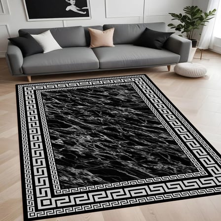 Rovigo Home Dijital Baskı Yıkanabilir Kaymaz Taban Salon Halısı Ve Yolluk RV009-FNL259
