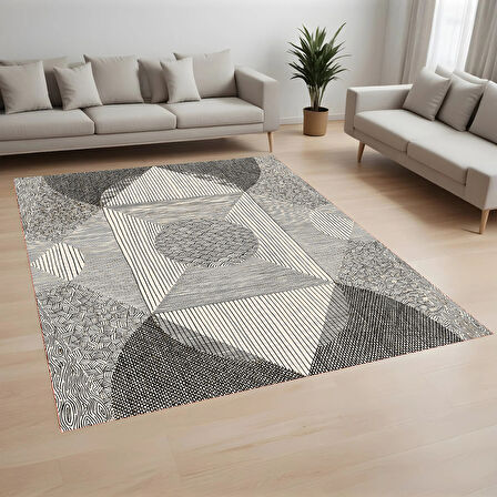Rovigo Home Dijital Baskı Yıkanabilir Kaymaz Taban Salon Halısı Ve Yolluk RV023-FNL278