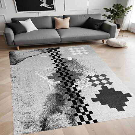 Rovigo Home Dijital Baskı Yıkanabilir Kaymaz Taban Salon Halısı Ve Yolluk RV025-FNL284