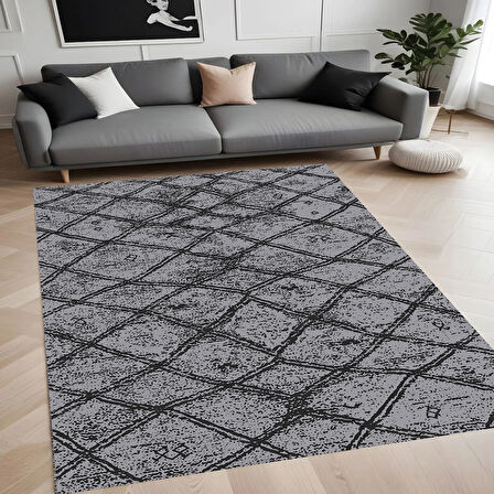 Rovigo Home Dijital Baskı Yıkanabilir Kaymaz Taban Salon Halısı Ve Yolluk RV032-FNL296