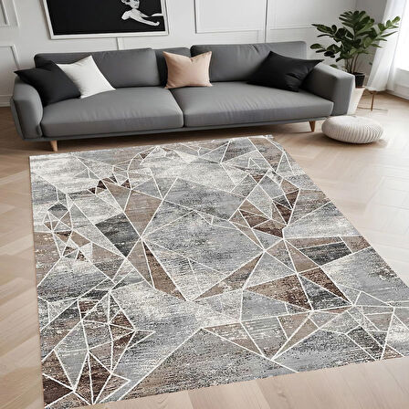 Rovigo Home Dijital Baskı Yıkanabilir Kaymaz Taban Salon Halısı Ve Yolluk RV038-FNL302