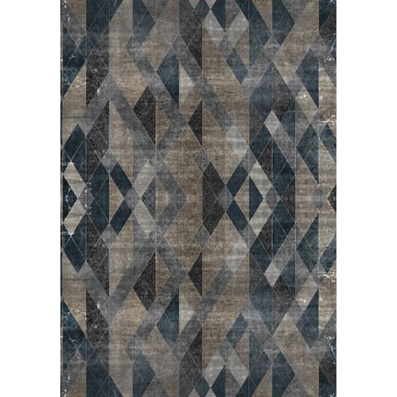 Rovigo Home Dijital Baskı Yıkanabilir Kaymaz Taban Salon Halısı Ve Yolluk RV043-FNL308