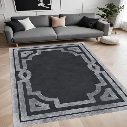 Rovigo Home Dijital Baskı Yıkanabilir Kaymaz Taban Salon Halısı Ve Yolluk RV059-FNL332