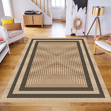 Rovigo Home Dijital Baskı Yıkanabilir Kaymaz Taban Salon Halısı Ve Yolluk RV066-FNL339