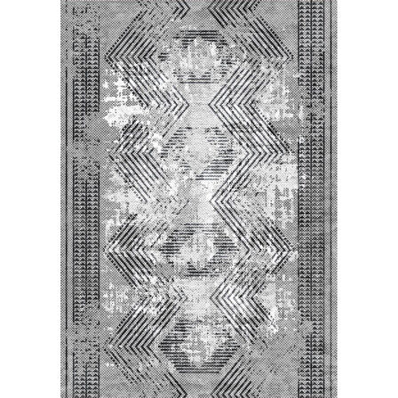 Rovigo Home Dijital Baskı Yıkanabilir Kaymaz Taban Salon Halısı Ve Yolluk RV077-FNL351