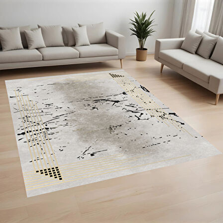 Rovigo Home Dijital Baskı Yıkanabilir Kaymaz Taban Salon Halısı Ve Yolluk RV080-FNL364