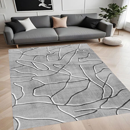 Rovigo Home Dijital Baskı Yıkanabilir Kaymaz Taban Salon Halısı Ve Yolluk RV081-FNL365