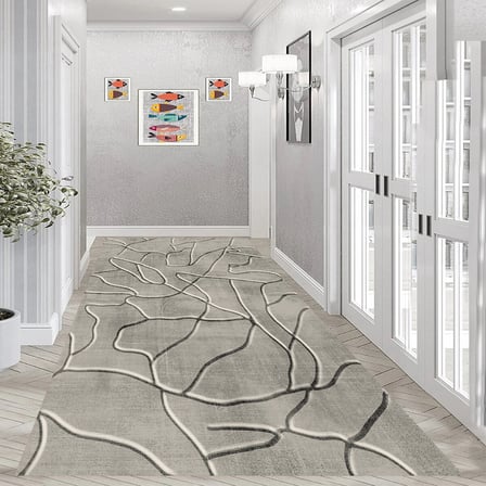 Rovigo Home Dijital Baskı Yıkanabilir Kaymaz Taban Salon Halısı Ve Yolluk RV083-FNL369