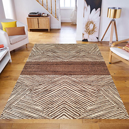Rovigo Home Dijital Baskı Yıkanabilir Kaymaz Taban Salon Halısı Ve Yolluk RV093-FNL380