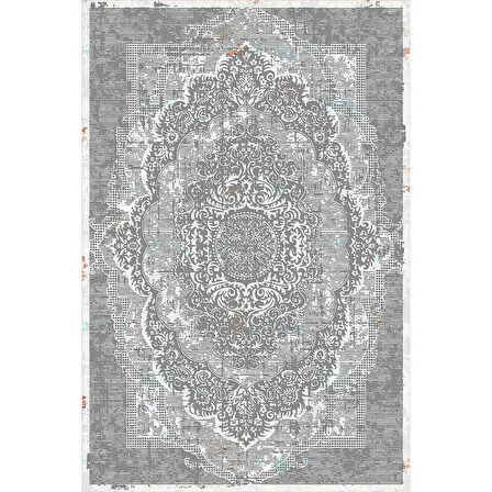 Rovigo Home Dijital Baskı Yıkanabilir Kaymaz Taban Salon Halısı Ve Yolluk RV108-FNL414