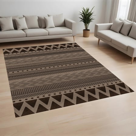 Rovigo Home Dijital Baskı Yıkanabilir Kaymaz Taban Salon Halısı Ve Yolluk RV111-FNL417