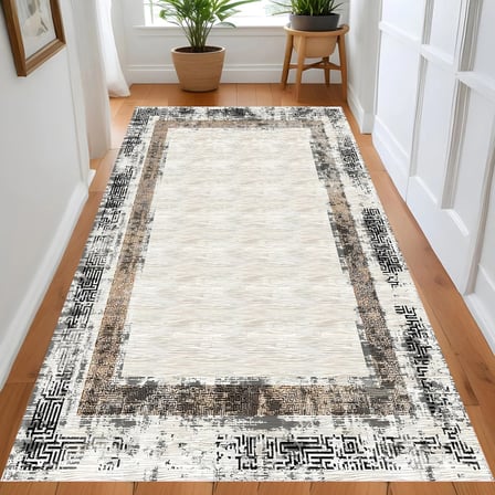 Rovigo Home Dijital Baskı Yıkanabilir Kaymaz Taban Salon Halısı Ve Yolluk RV113-FNL419