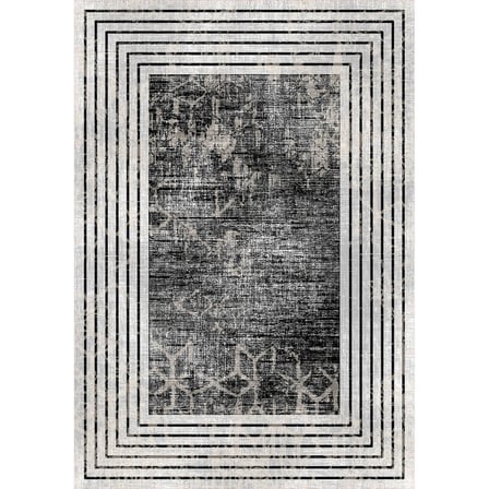 Rovigo Home Dijital Baskı Yıkanabilir Kaymaz Taban Salon Halısı Ve Yolluk RV118-FNL424