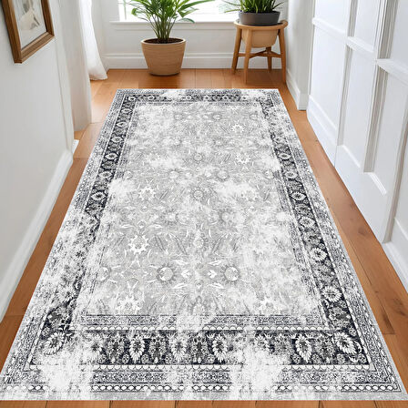 Rovigo Home Dijital Baskı Yıkanabilir Kaymaz Taban Salon Halısı Ve Yolluk RV120-FNL426