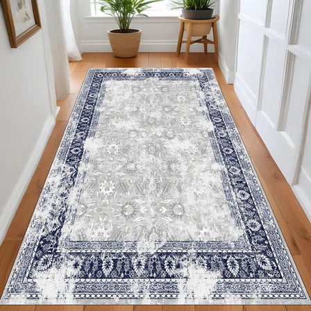 Rovigo Home Dijital Baskı Yıkanabilir Kaymaz Taban Salon Halısı Ve Yolluk RV123-FNL429