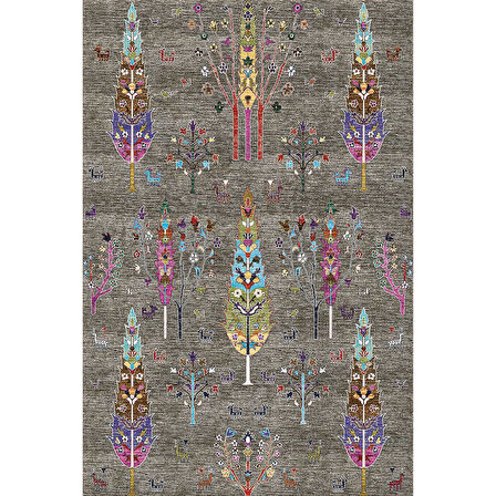 Rovigo Home Dijital Baskı Yıkanabilir Kaymaz Taban Salon Halısı Ve Yolluk RV128-FNL434