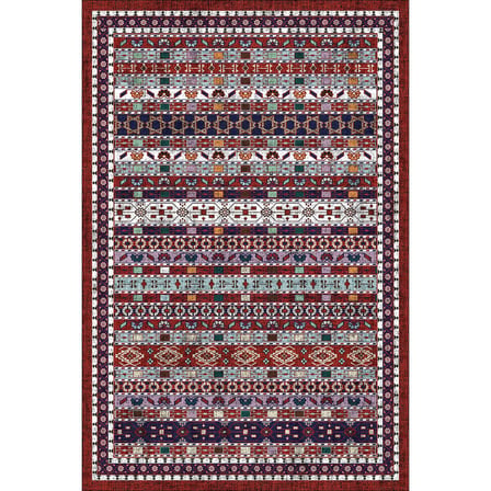 Rovigo Home Dijital Baskı Yıkanabilir Kaymaz Taban Salon Halısı Ve Yolluk RV132-FNL437