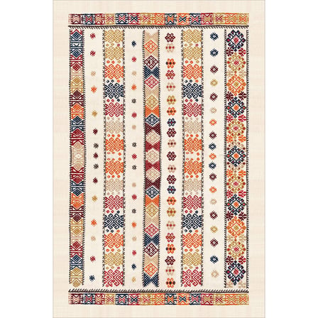 Rovigo Home Dijital Baskı Yıkanabilir Kaymaz Taban Salon Halısı Ve Yolluk RV133-FNL438