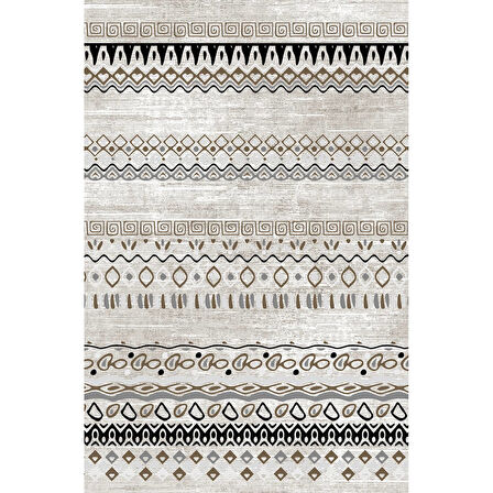 Rovigo Home Dijital Baskı Yıkanabilir Kaymaz Taban Salon Halısı Ve Yolluk RV139-FNL444