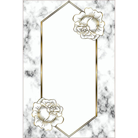 Rovigo Home Dijital Baskı Yıkanabilir Kaymaz Taban Salon Halısı Ve Yolluk RV142-FNL447