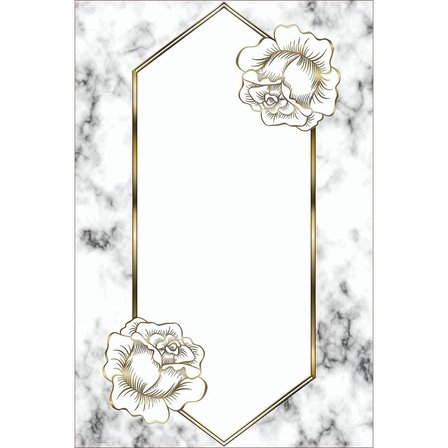 Rovigo Home Dijital Baskı Yıkanabilir Kaymaz Taban Salon Halısı Ve Yolluk RV142-FNL447