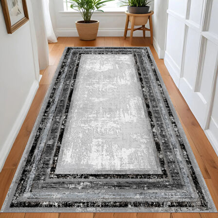 Rovigo Home Dijital Baskı Yıkanabilir Kaymaz Taban Salon Halısı Ve Yolluk RV148-FNL453