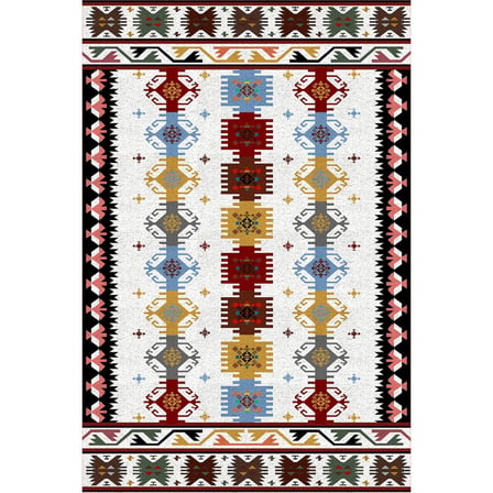 Rovigo Home Dijital Baskı Yıkanabilir Kaymaz Taban Salon Halısı Ve Yolluk RV164-FNL470